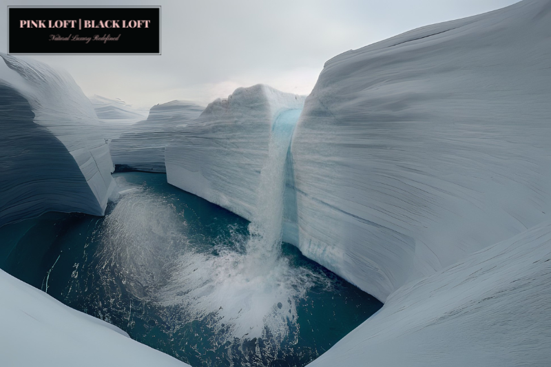 Black Collection N°11:  Glacier Falls