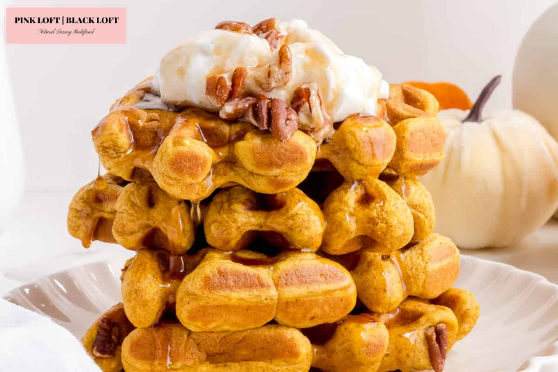 Pink Collection N°27:  Pumpkin Pecan Waffles